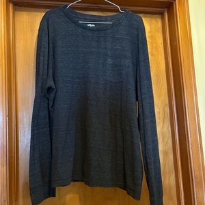 Urban Pipeline Men's Charcoal Long Sleeve Tee